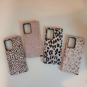 BURGA Samsung Galaxy Note 20 Ultra 5G tough phone cases. NEW with velvet pouches